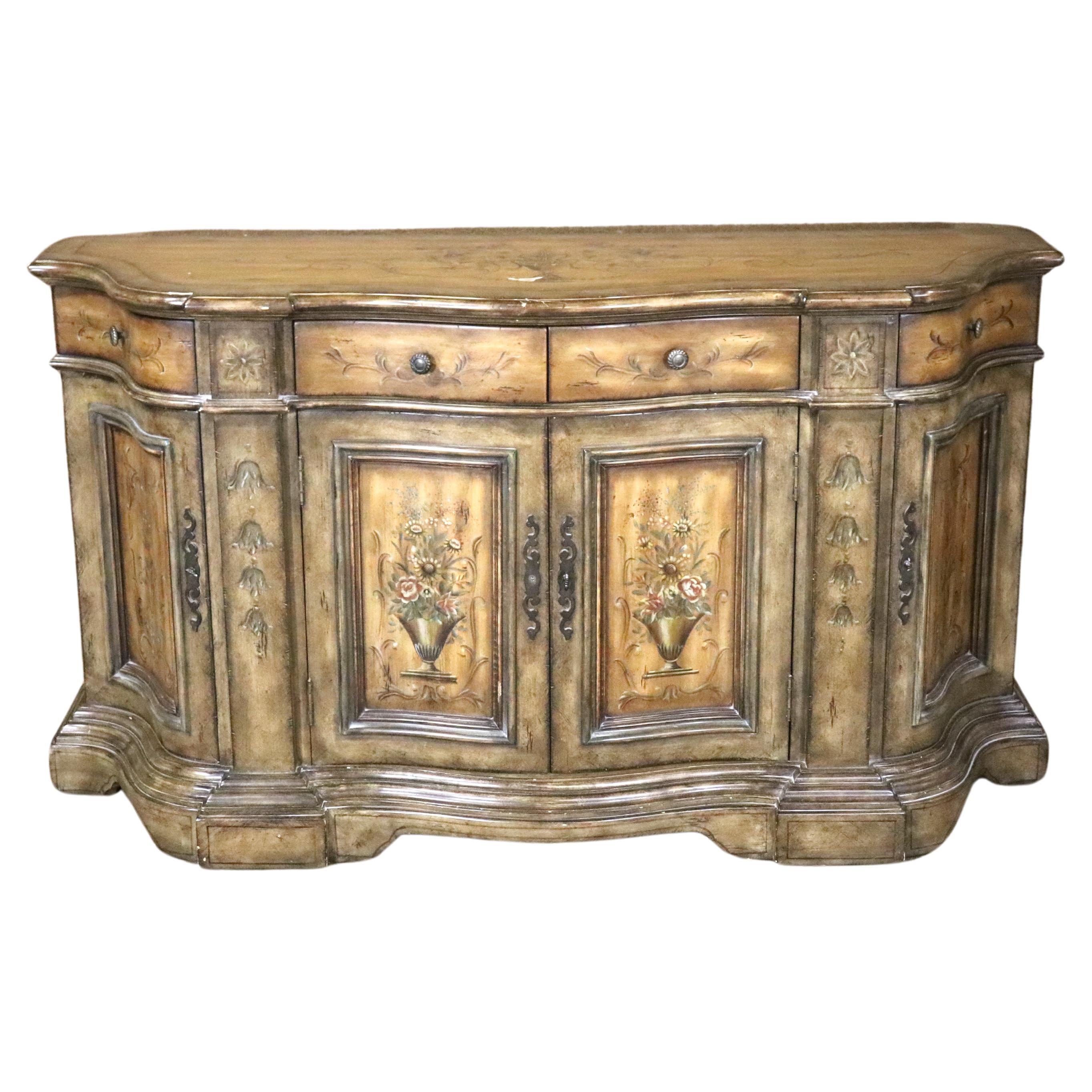 Painted European Style Buffet For Sale