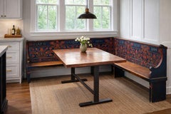 Painted Farmhouse Corner Bench