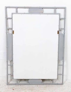 Painted Faux Bamboo Mirror