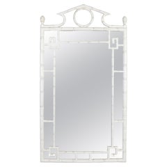 Painted Faux Bamboo Mirror