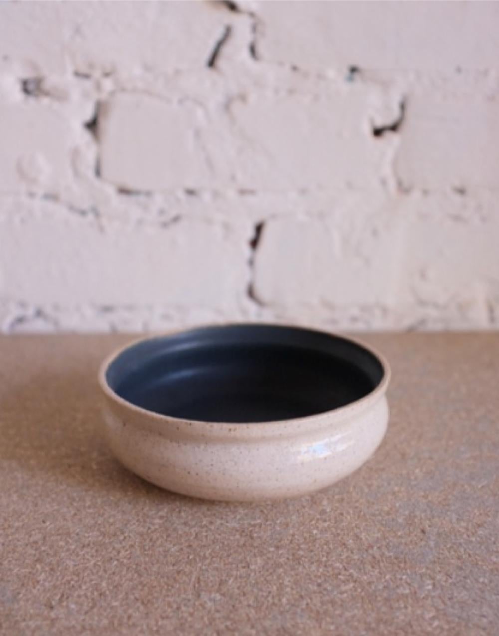 clay flower bowl