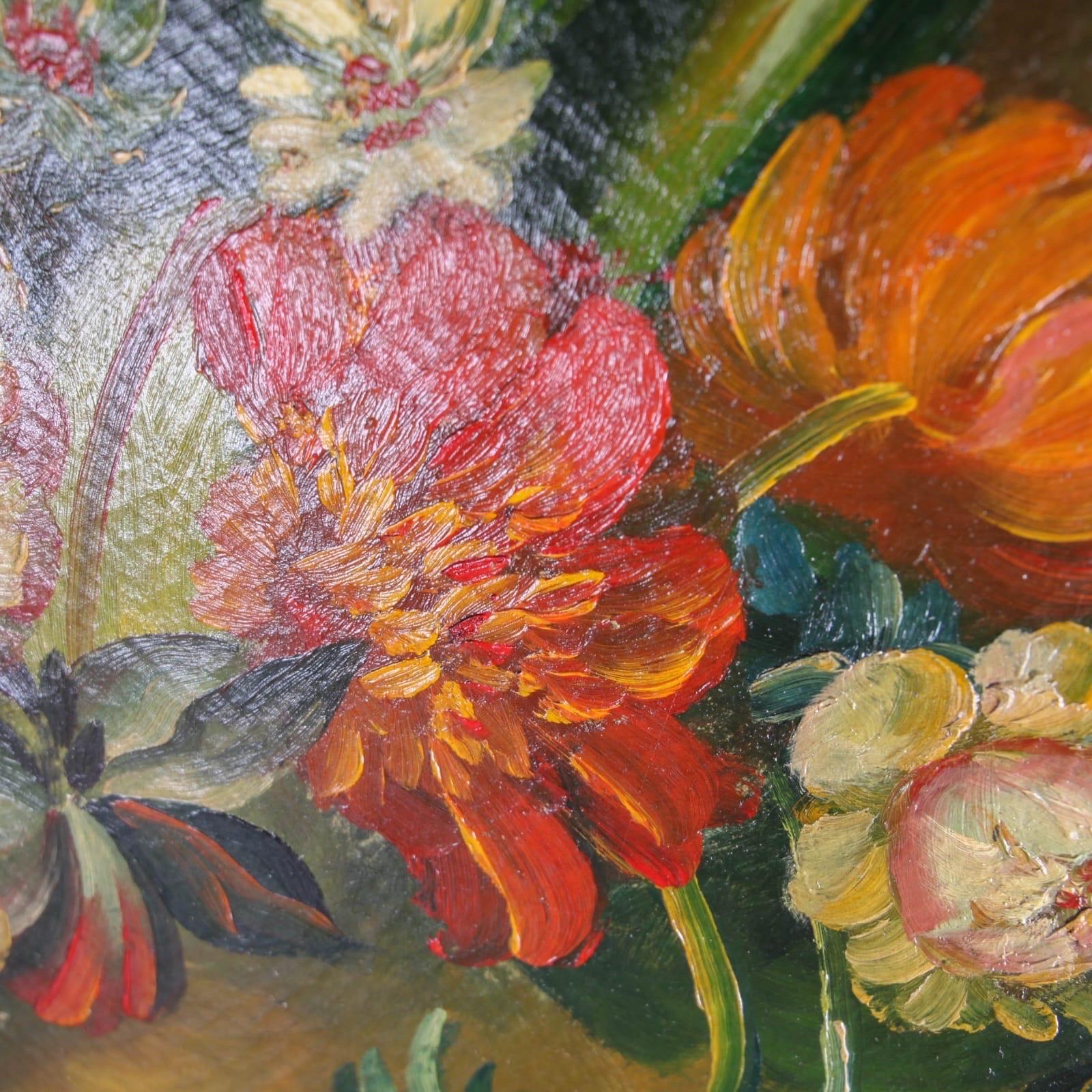 Bemalter Paravent (Ende des 20. Jahrhunderts) im Angebot