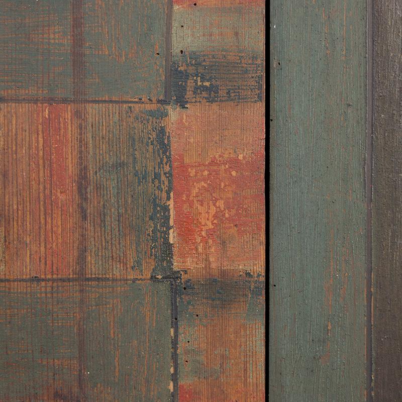 Fin du XVIIIe siècle Cabinet de mariage peint d'art populaire 1790 en vente