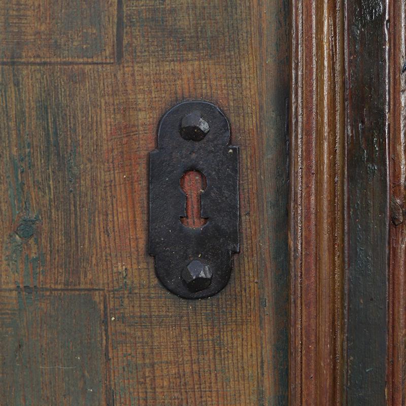 Pin Cabinet de mariage peint d'art populaire 1790 en vente