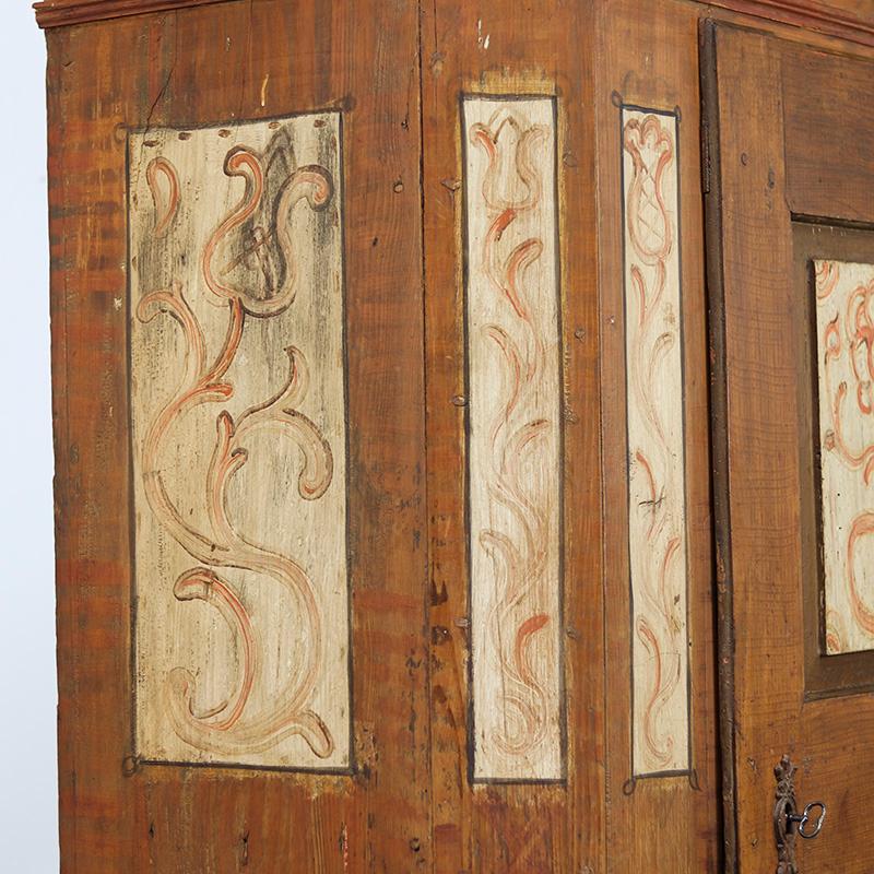 Gabinete Nupcial de Arte Popular Pintado 1806 en Bueno estado para la venta en OOSTERHOUT, NL