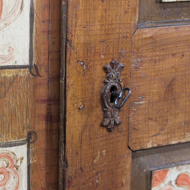 Gabinete Nupcial de Arte Popular Pintado 1806 principios del siglo XIX en venta