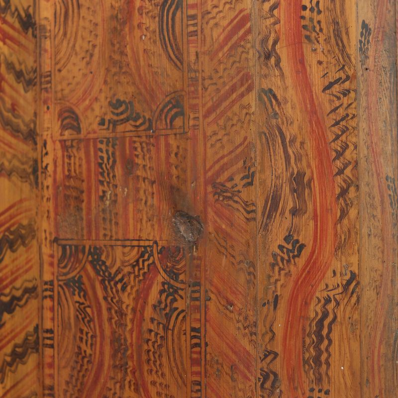 Armadietto da sposa dipinto in stile folkloristico 1809 in vendita 8