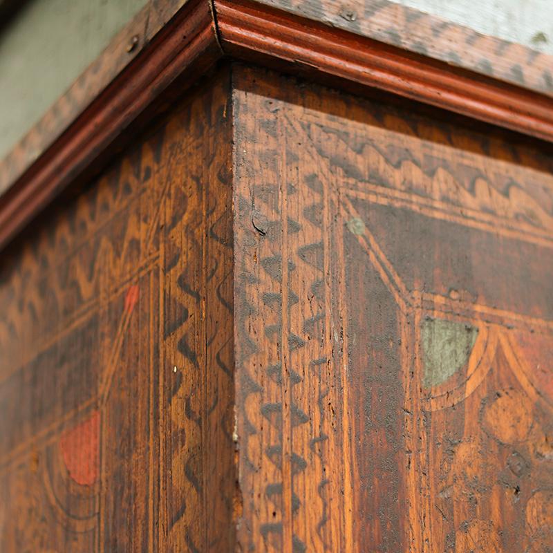 Gabinete Nupcial de Arte Popular Pintado 1816 en venta 2