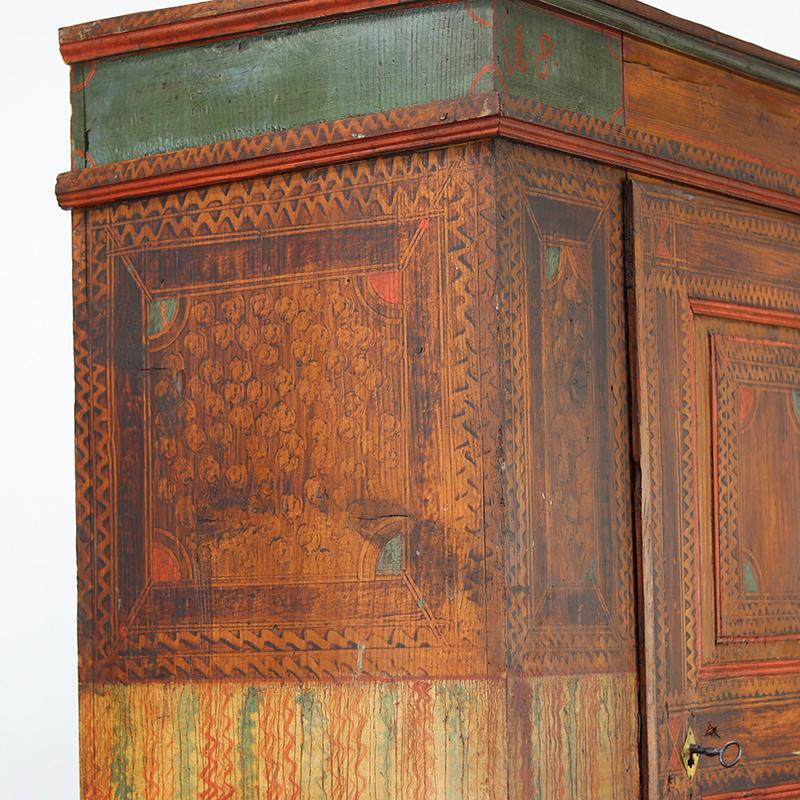 Gabinete Nupcial de Arte Popular Pintado 1816 en venta 9