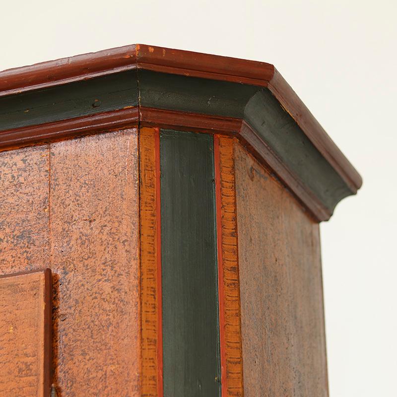 Armadietto da sposa dipinto in stile folkloristico 1846 2