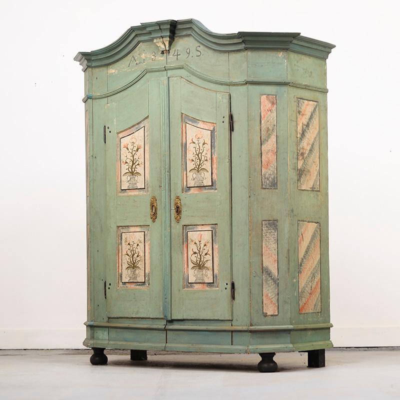 Gabinete Nupcial de Arte Popular Pintado 1849 en venta 2