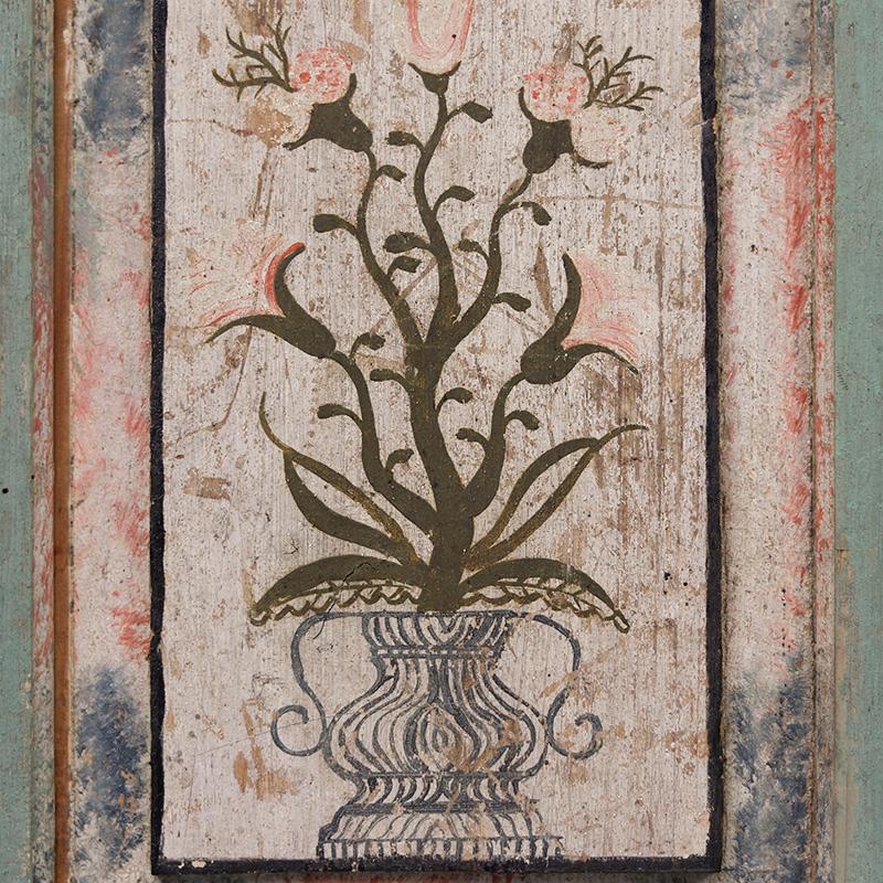 Gabinete Nupcial de Arte Popular Pintado 1849 en venta 1