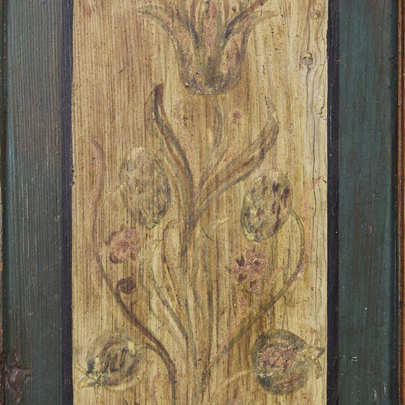 Gemaltes Volkskunst-Brautkabinett (Deutsch) im Angebot