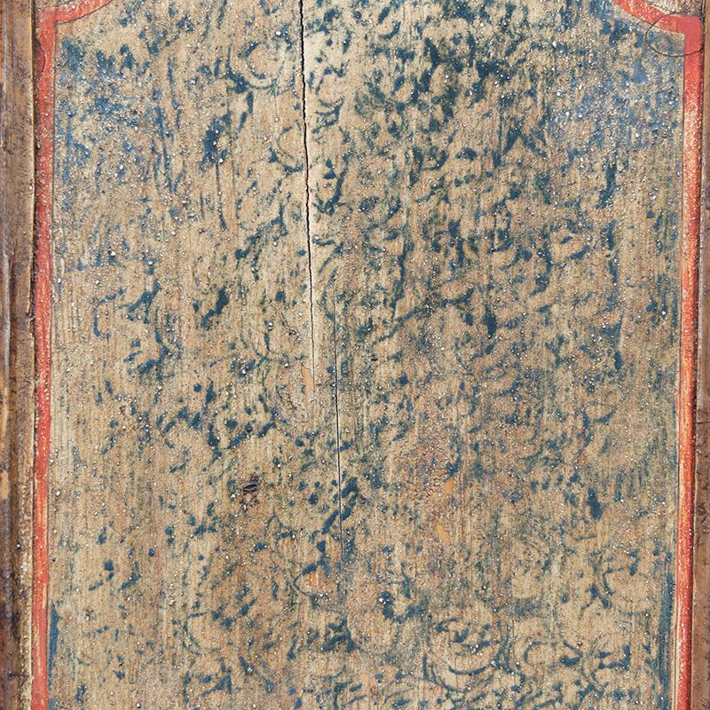 Arte popolare Armadio da sposa dipinto in stile Folk Art in vendita