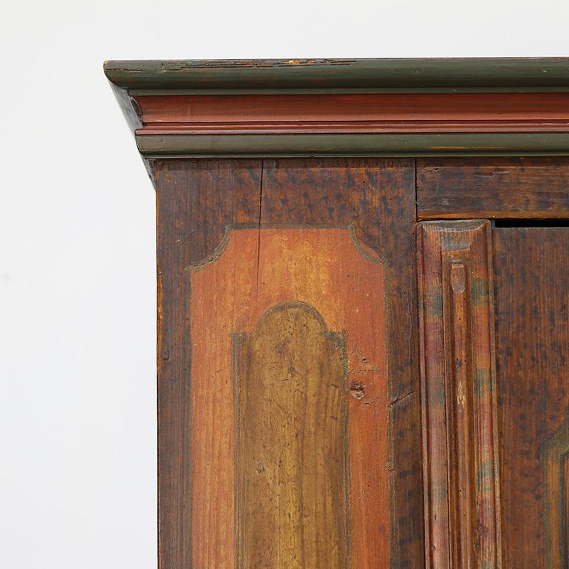 Gemaltes Volkskunst-Brautkabinett (Handbemalt) im Angebot