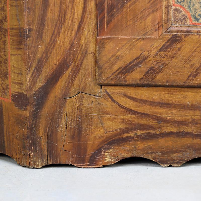 Tedesco Armadio da sposa dipinto in stile Folk Art in vendita