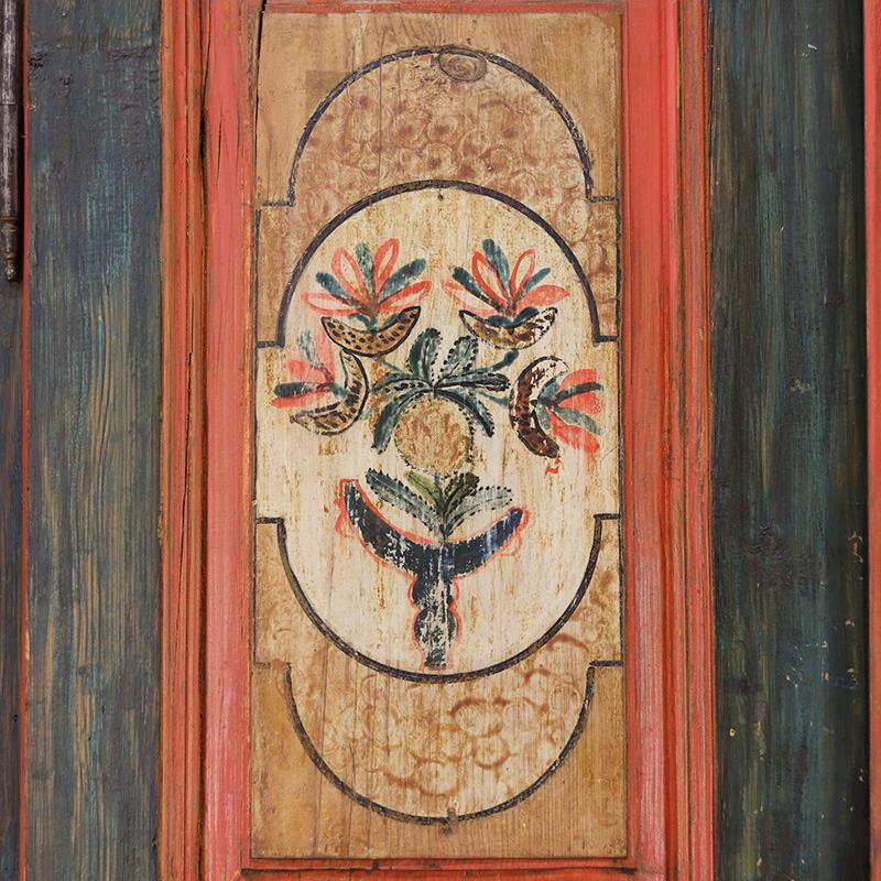 Tedesco Armadio da sposa dipinto in stile Folk Art in vendita