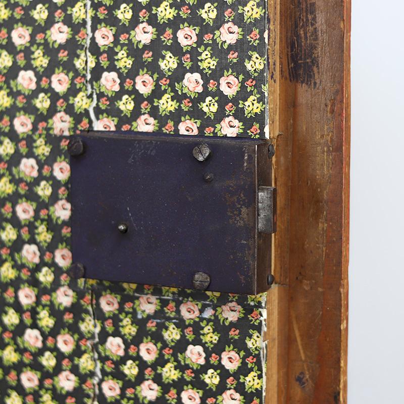 XIX secolo Armadio da sposa dipinto in stile Folk Art in vendita
