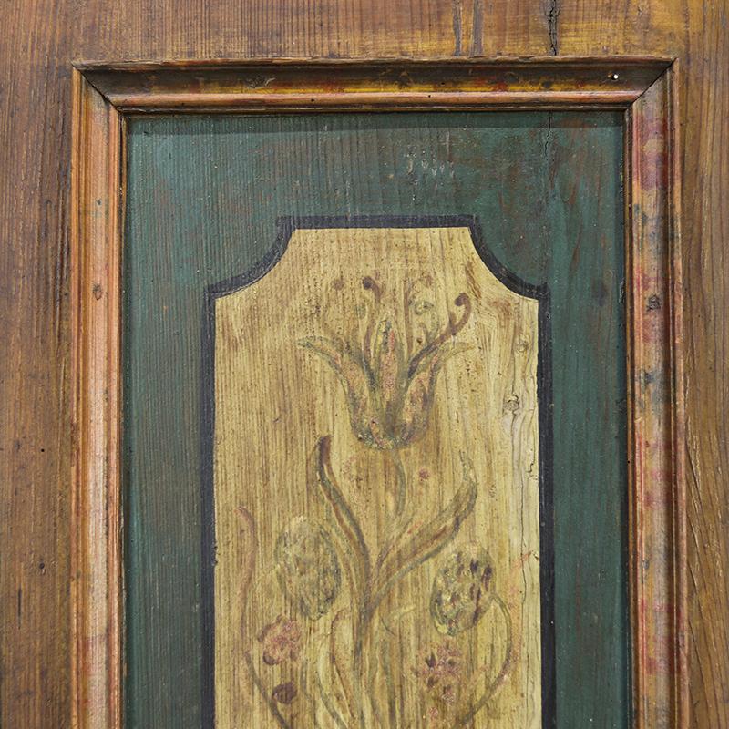 Gemaltes Volkskunst-Brautkabinett im Angebot 1