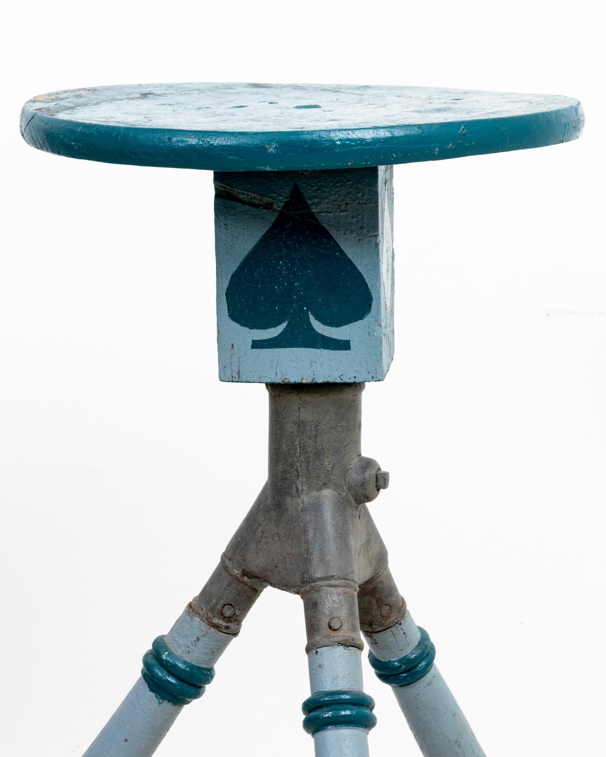 20th Century Painted Folk Art Table For Sale