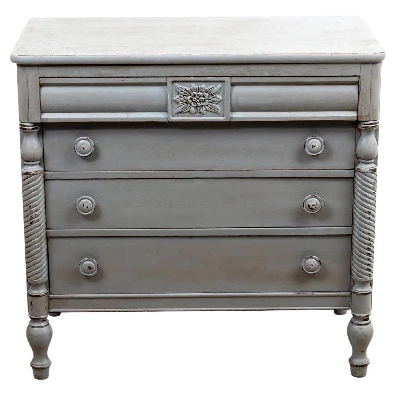 Painted Four Drawer Server Or Dresser For Sale