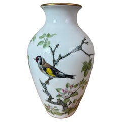 Bemalte Franklin-Porzellanvase von John Wilkinson, 1980er-Jahre
