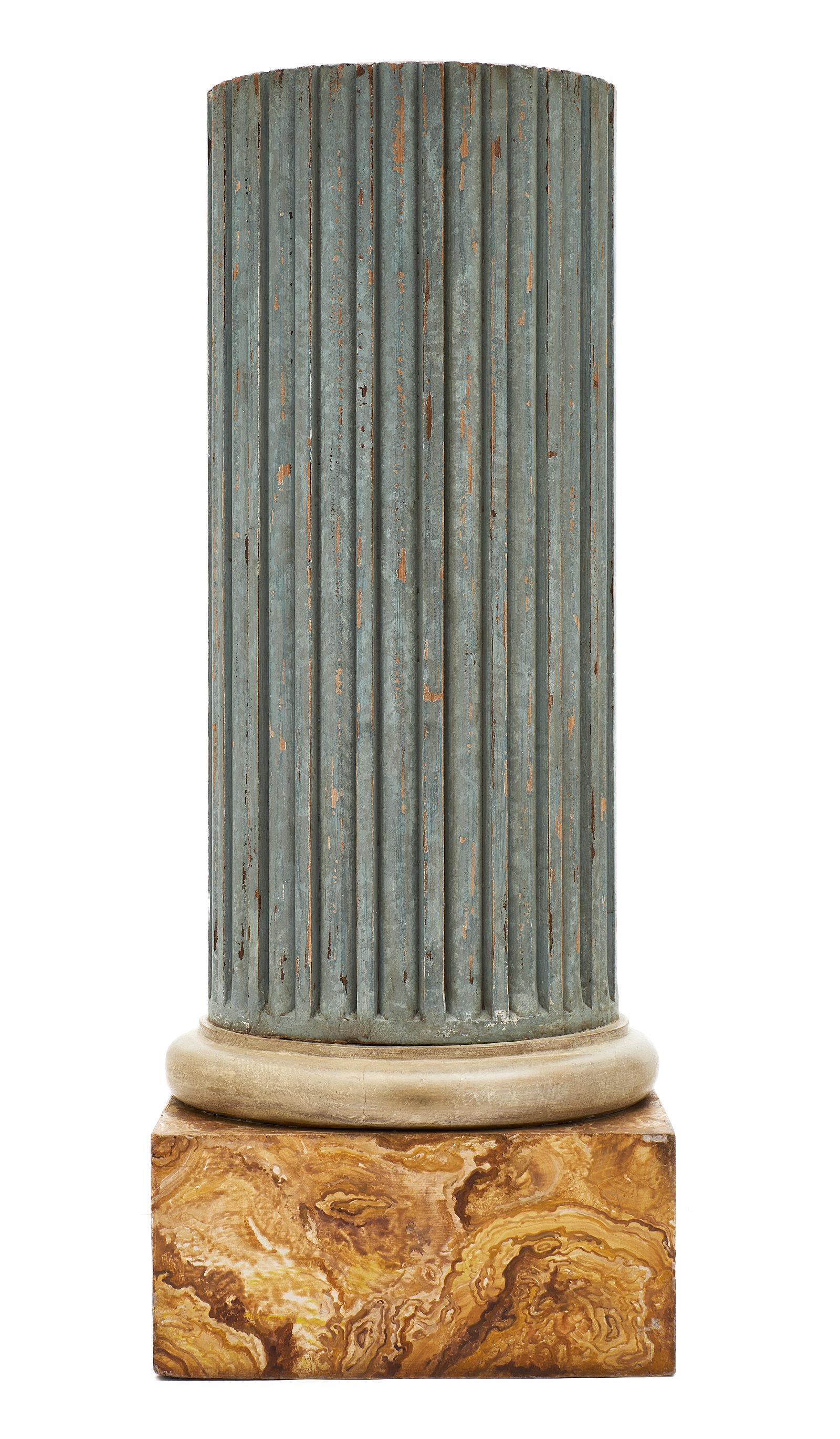 Mid-19th Century Painted French Antique Columns