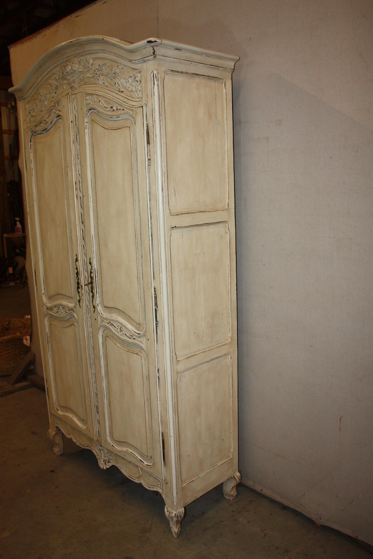 Painted French Armoire 1