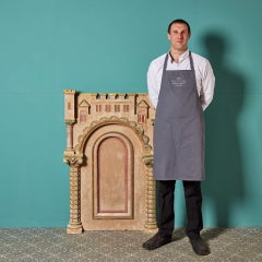 Painted French Caen Stone Architectural Model