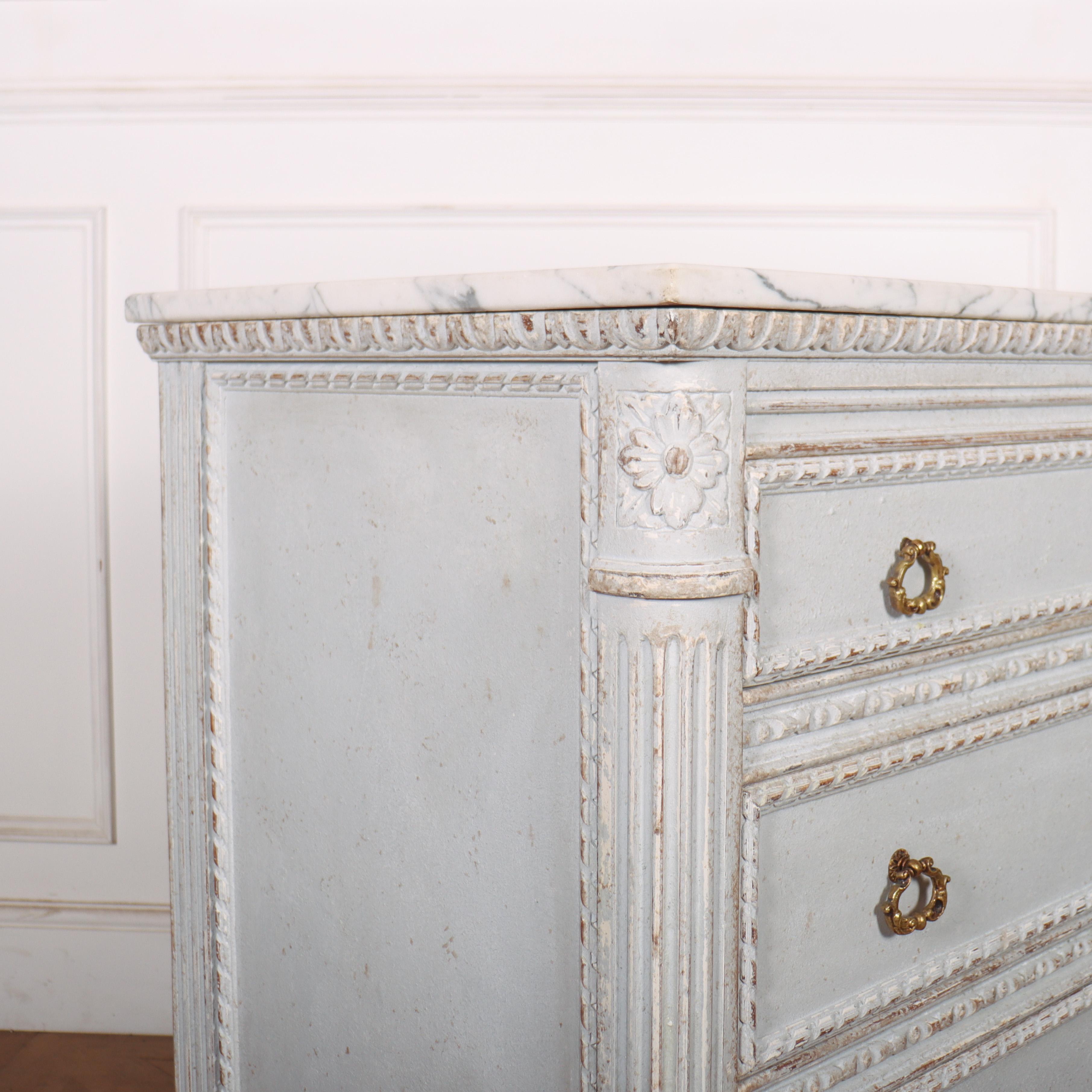 Painted French Commode For Sale 3