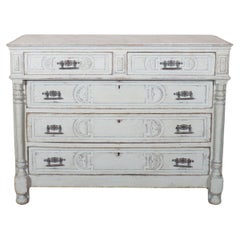 Antique Painted French Commode