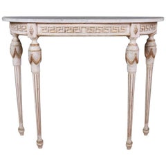 Painted French Console Table