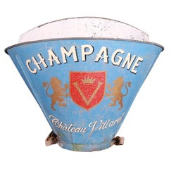 Used Painted French Grape Bin