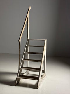 Painted French Library Staircase ca. 1900