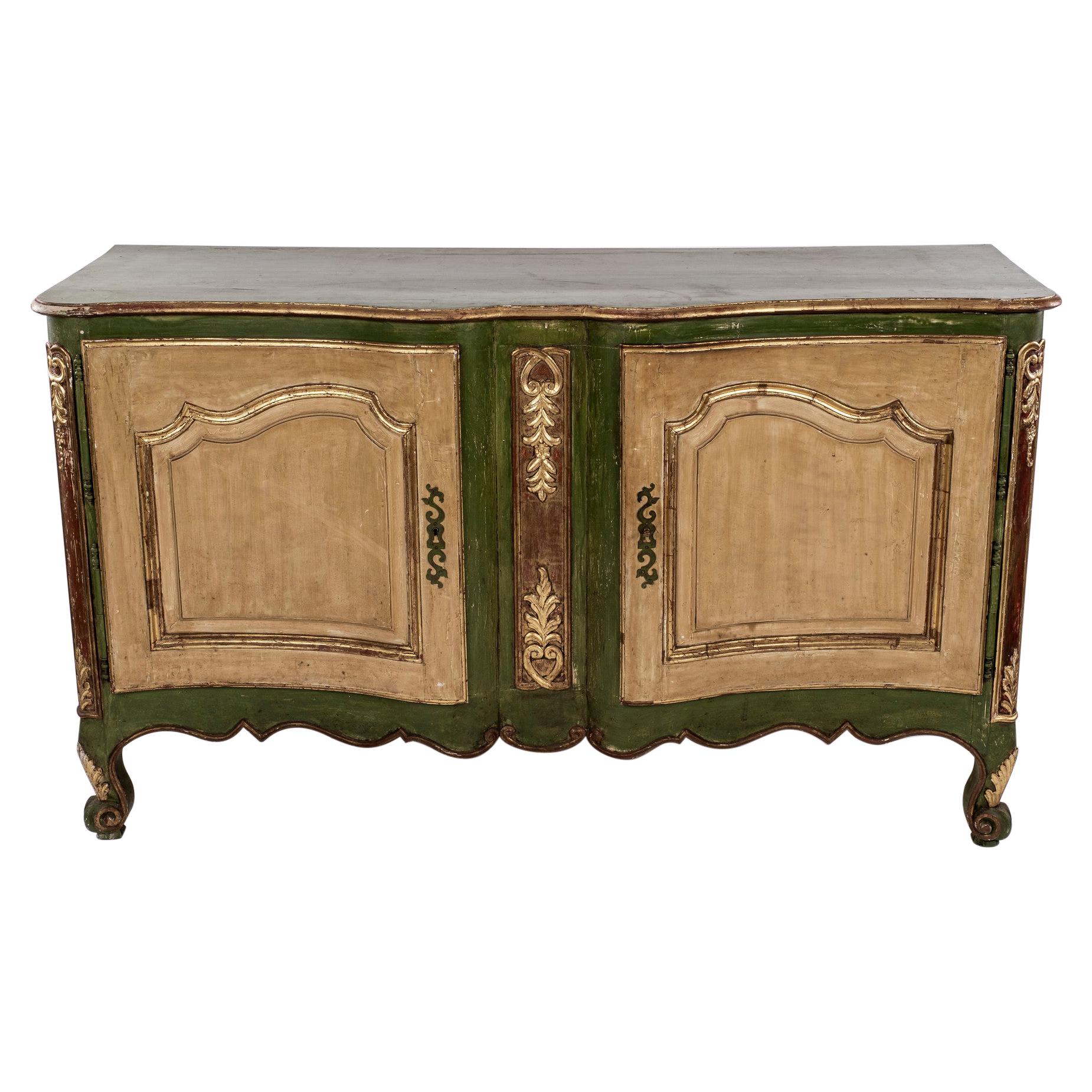 Painted French Louis XV Style Buffet