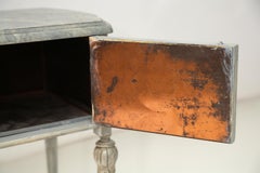 Painted French Pot Stand Side Table