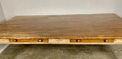Painted French Style Partners Desk, 20th Century