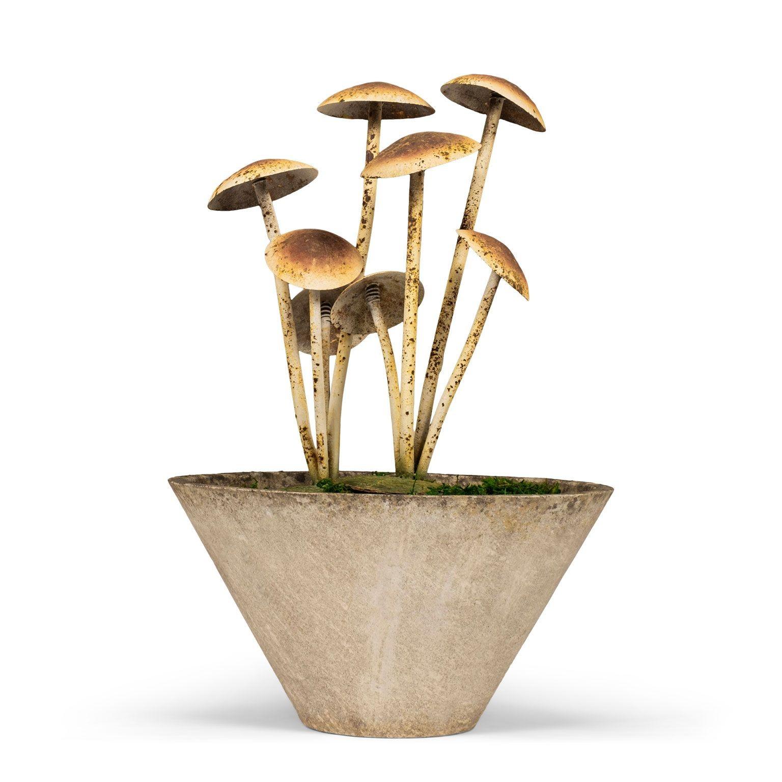 Décoration en forme de champignon en étole peinte 3