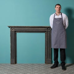 Painted Georgian Bullseye Style Fire Mantel