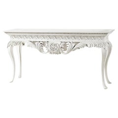 Painted Georgian Rococo Style Console Table