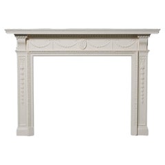 Painted Georgian Style Reclaimed Mantel