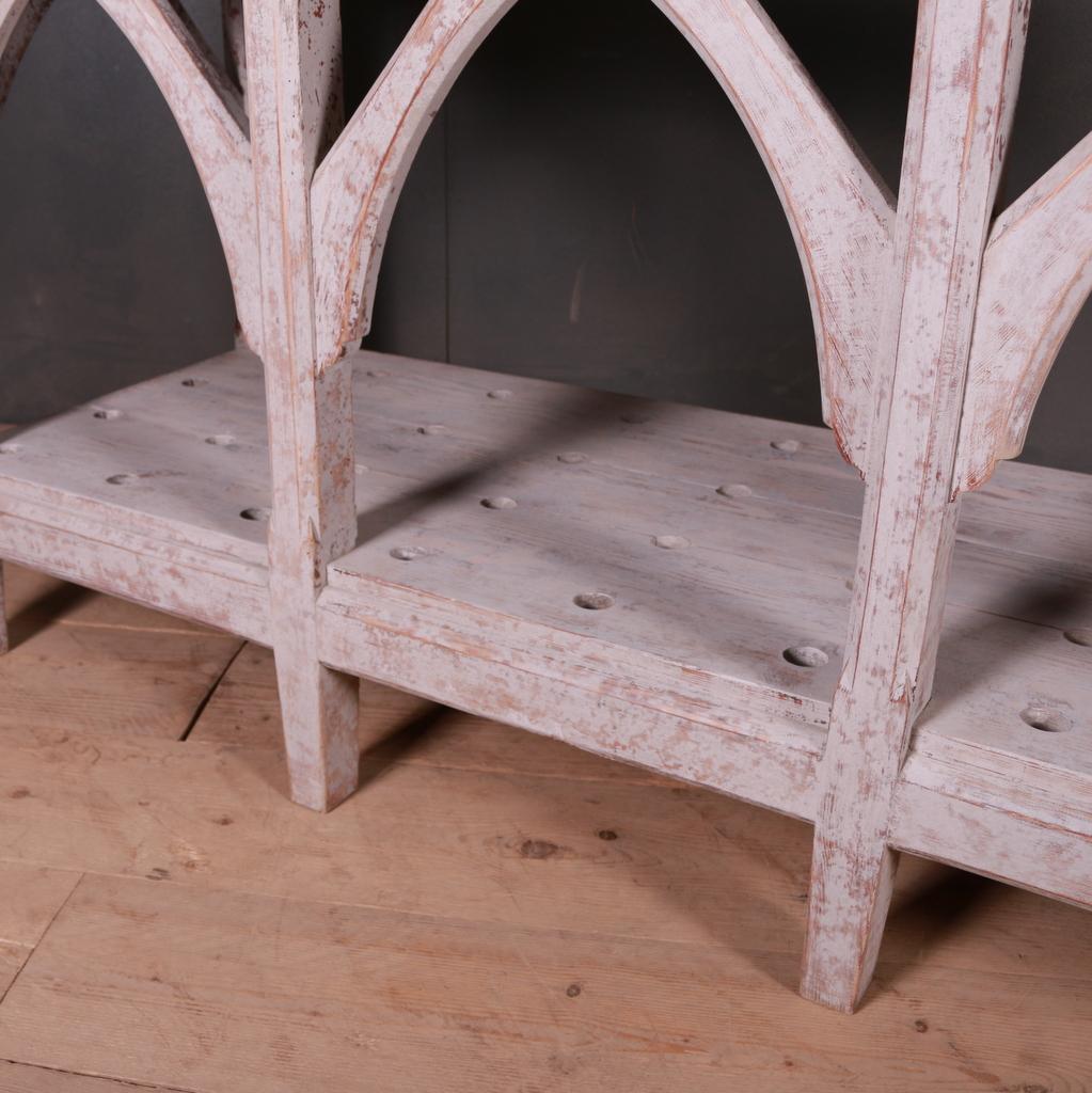 Painted Gothic Console Table In Good Condition In Leamington Spa, Warwickshire