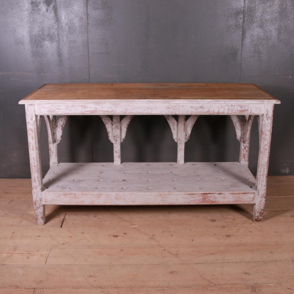 Painted Gothic Console Table 2