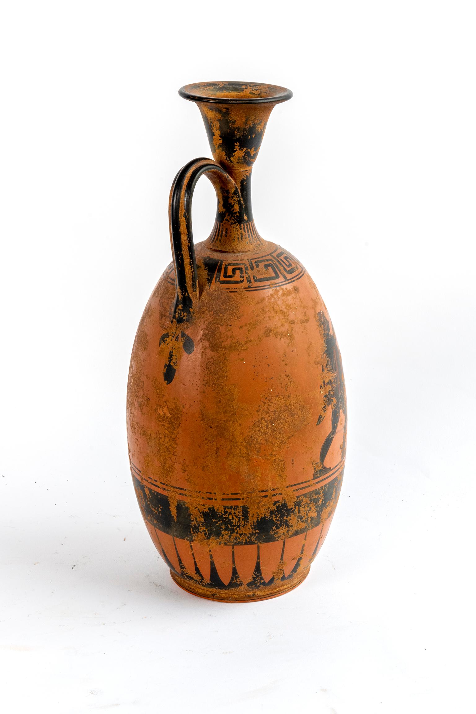 Painted Greek Vessel with a Single Handle 1