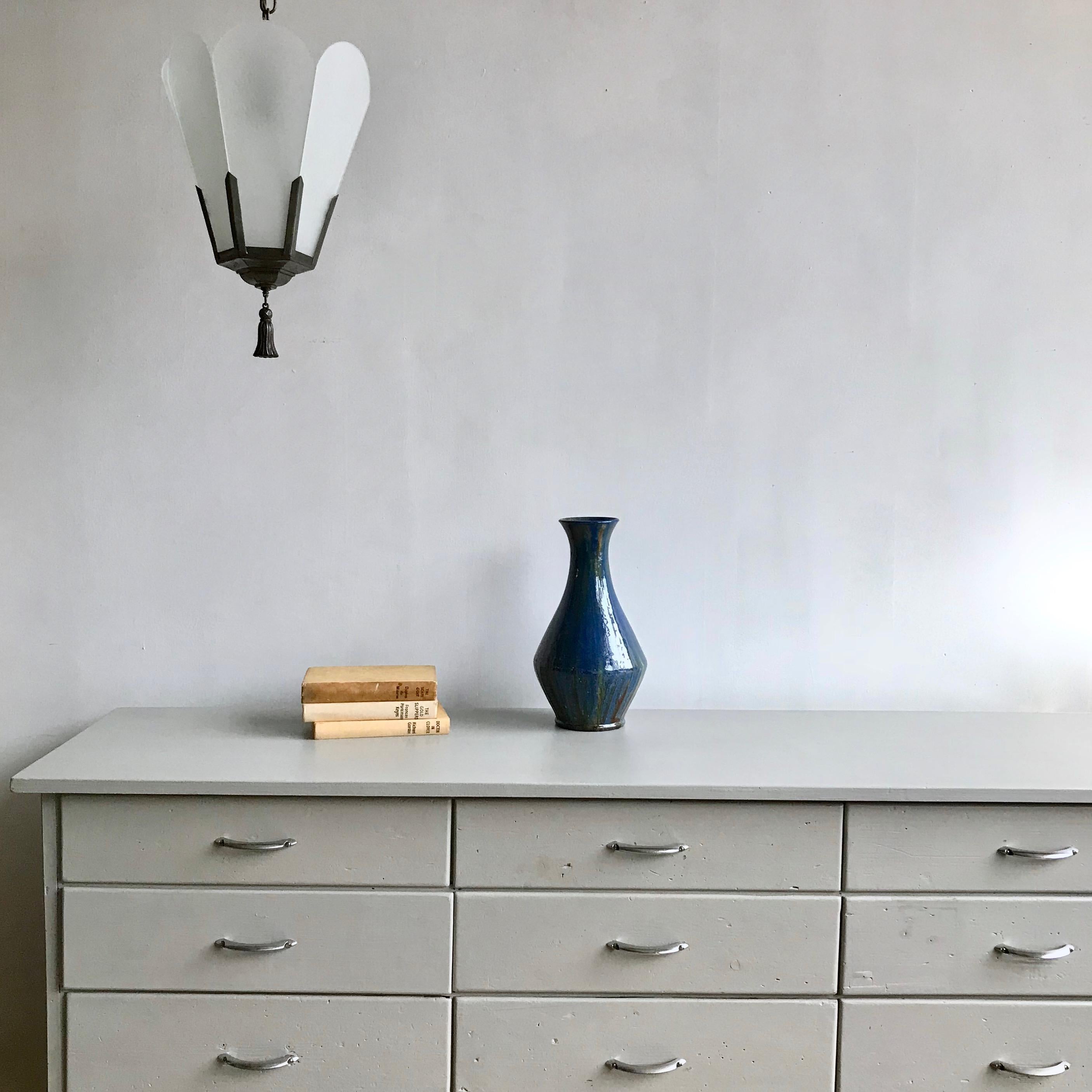 grey painted chest of drawers
