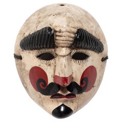 Bemalte guatemaltekische Patrón-Gesichtsmaske