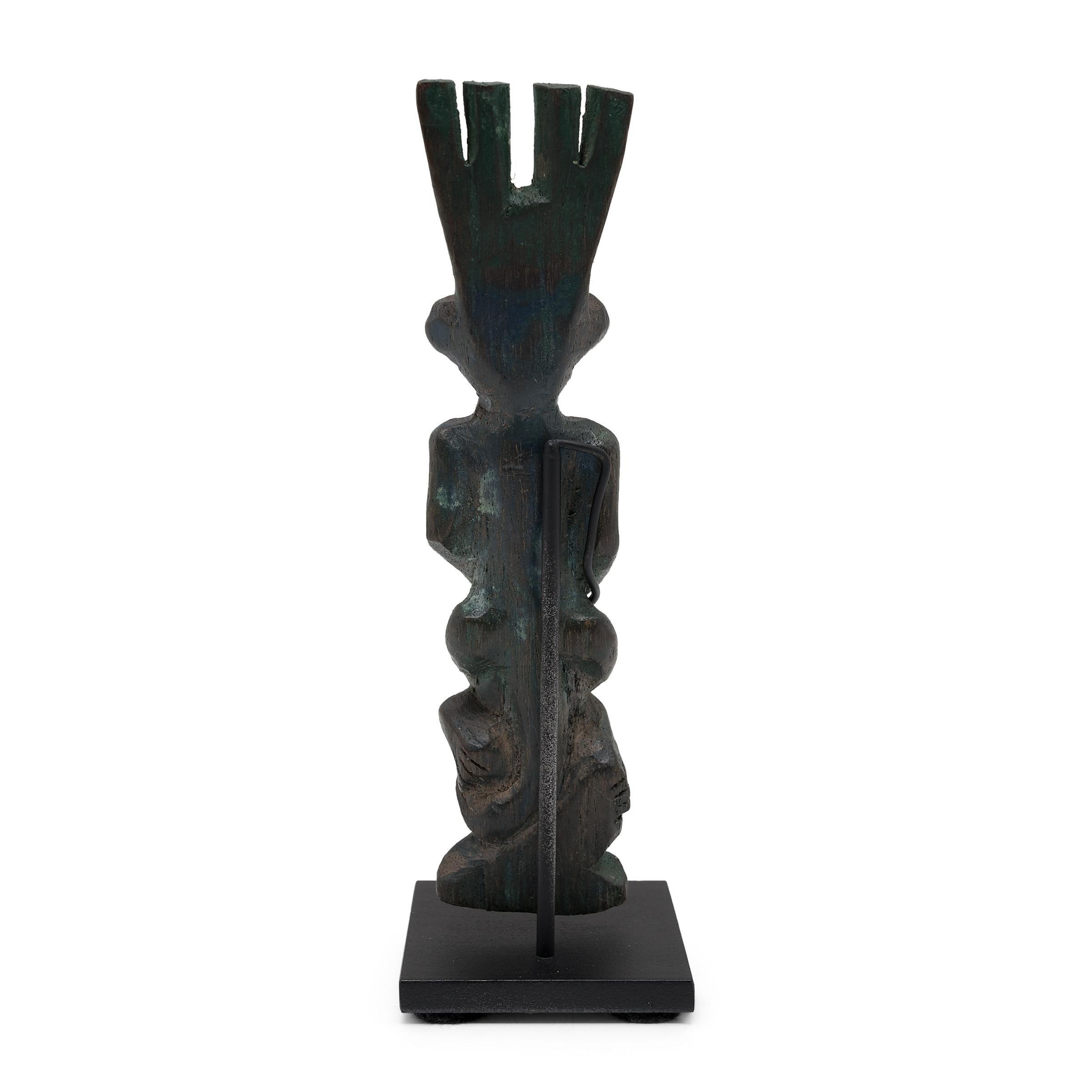 Carved Painted Guatemalan Slingshot