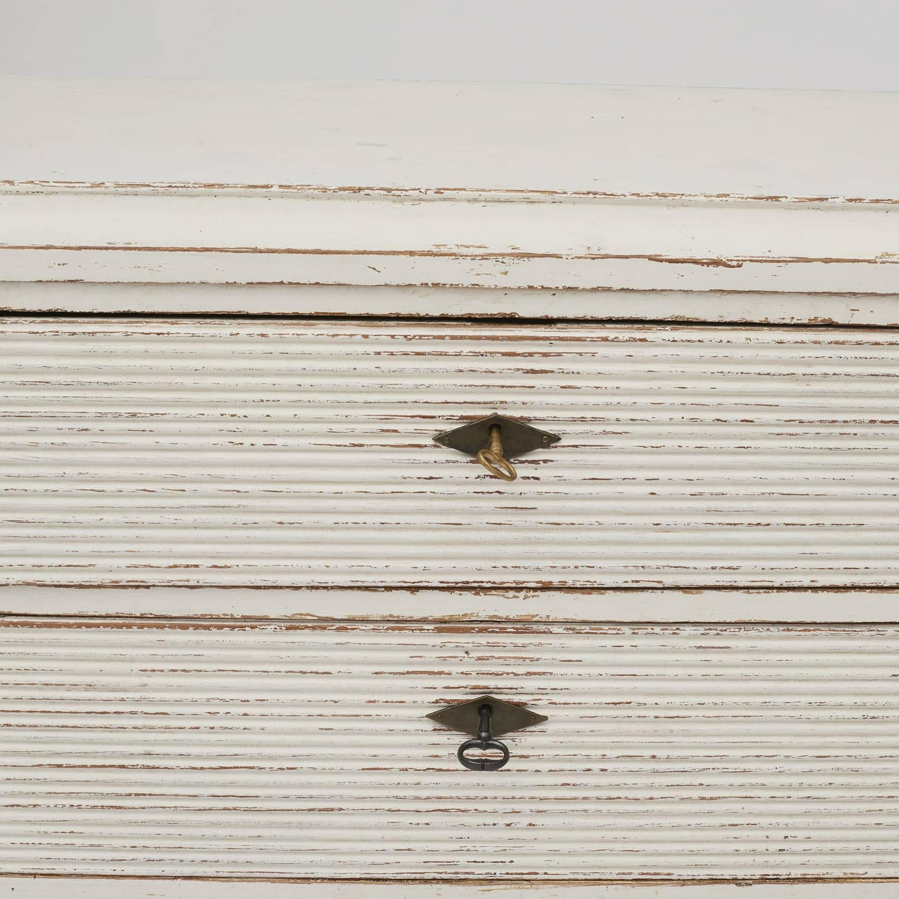 Painted Gustavian Chest of Drawers, c 1820 2