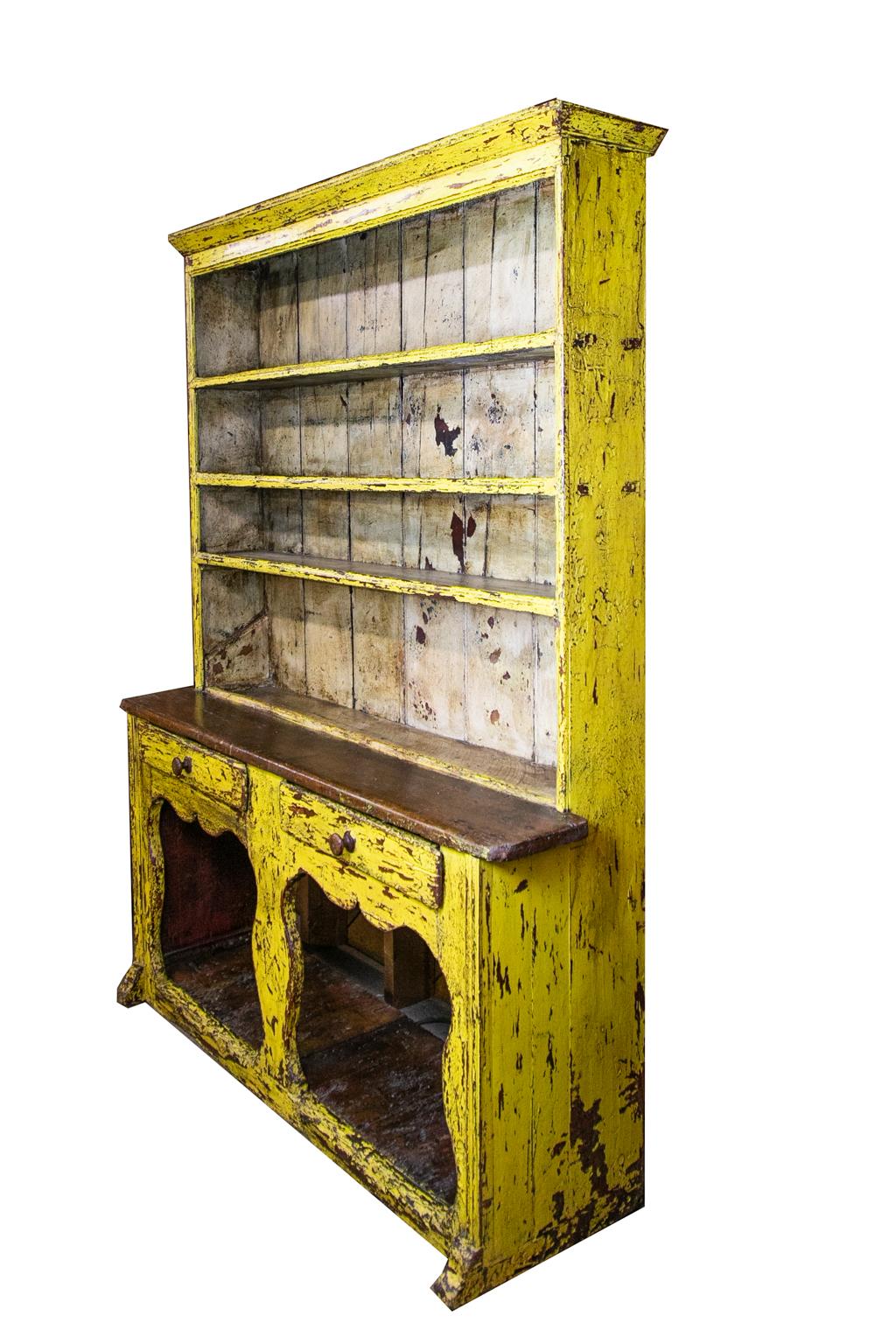 Mid-19th Century Painted Irish Welsh Dresser