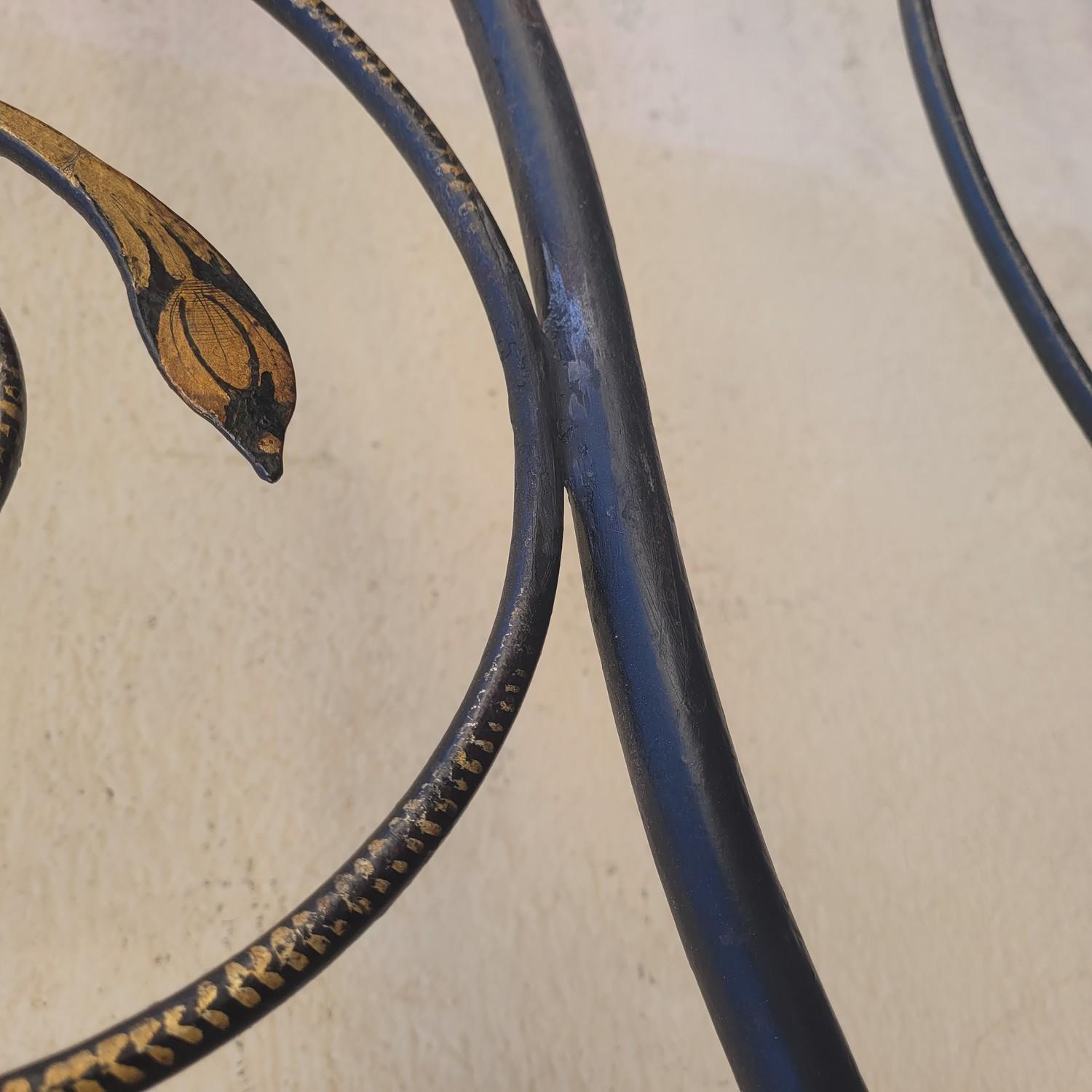 Painted Iron Bed, Genoa, Early 19th Century For Sale 12